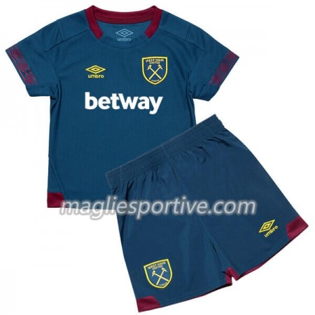 Completo Calcio West Ham United Bambino Divisa Trasferta 2018/2019